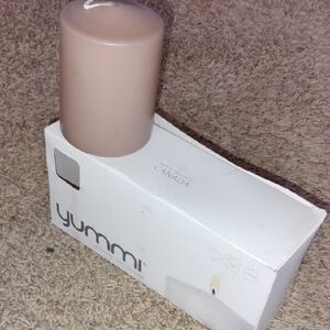 Yummi Pillar Candle in Blush Pink